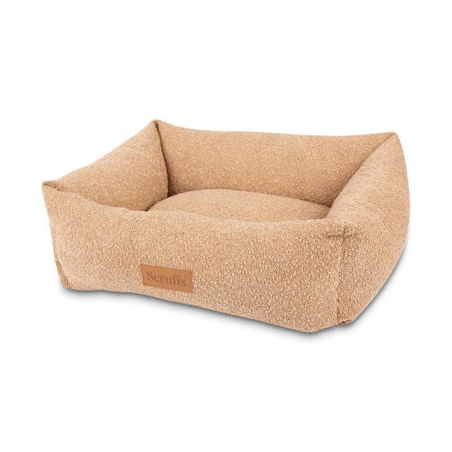 Scruffs Boucle Box Bed 60cm - Desert Brown