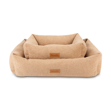Scruffs Boucle Box Bed 60cm - Desert Brown