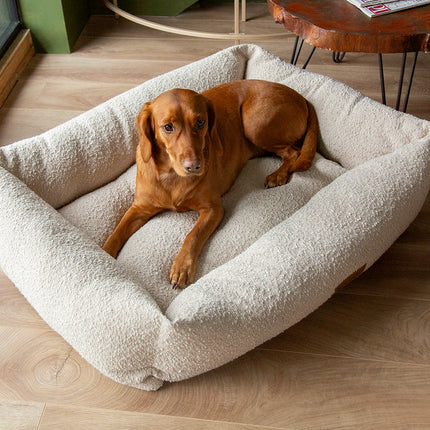 Scruffs Boucle Box Bed 90cm - Ivory