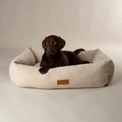 Scruffs Boucle Box Bed 90cm - Ivory