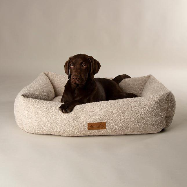 Scruffs Boucle Box Bed 90cm - Ivory