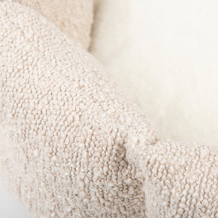 Scruffs Boucle Cat Bed 45cm - Ivory