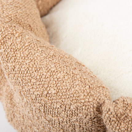 Scruffs Boucle Cat Bed 45cm - Desert Brown