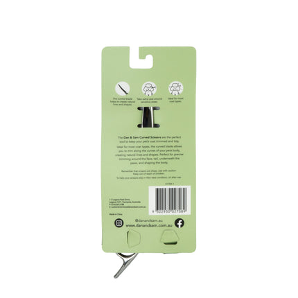 Dan & Sam Stainless Steel Curved Trimming Scissors