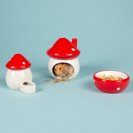 Scruffs Small Animal Toadstool Set