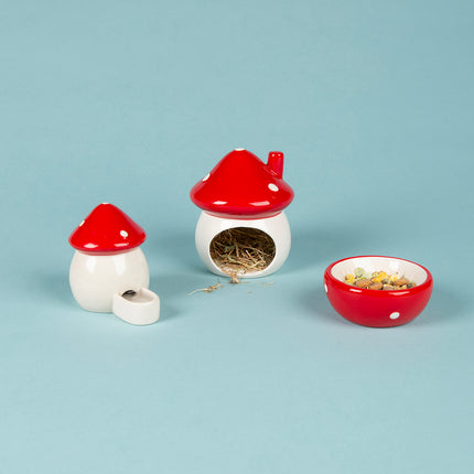 Scruffs Small Animal Toadstool Set