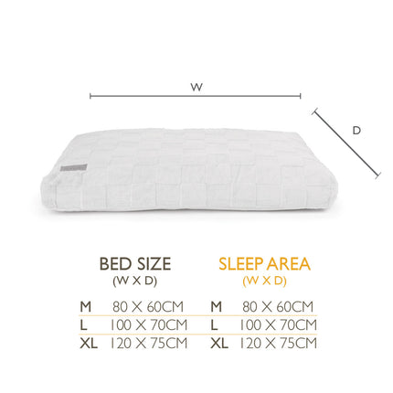 Scruffs Oxford Orthopaedic Mattress Silver 100cm