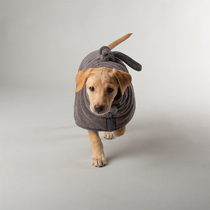 Scruffs Expedition Pet Drying Robe Storm Grey 35cm