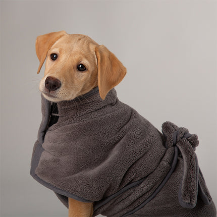 Scruffs Expedition Pet Drying Robe Storm Grey 35cm