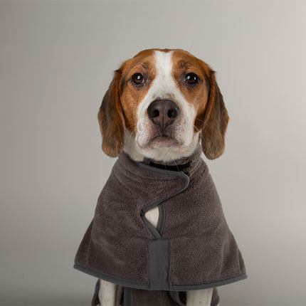 Scruffs Expedition Pet Drying Robe Storm Grey 40cm