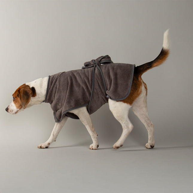 Scruffs Expedition Pet Drying Robe Storm Grey 40cm