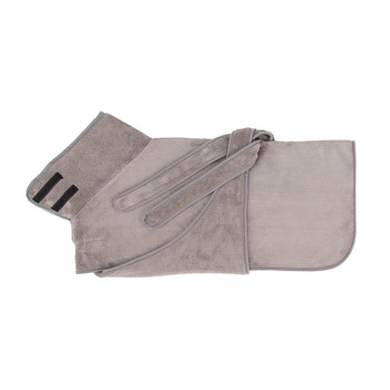 Scruffs Expedition Pet Drying Robe Storm Grey 50cm