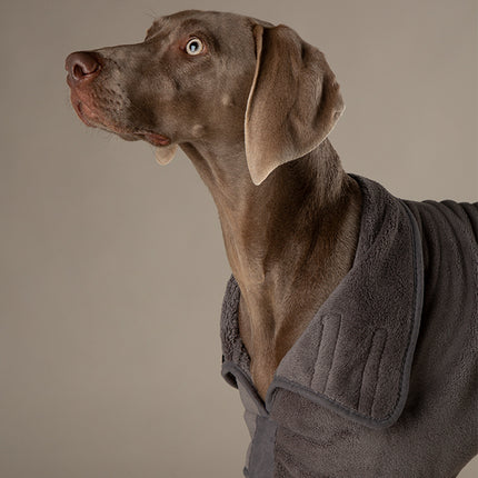 Scruffs Expedition Pet Drying Robe Storm Grey 60cm