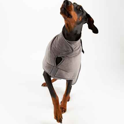 Scruffs Expedition Pet Drying Robe Storm Grey 76cm