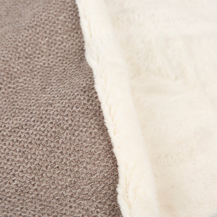 Scruffs Seattle Burrow Cat Bed Stone Grey 50cm