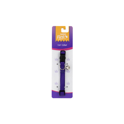 Feline First Cat Collar Purple