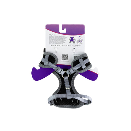 Furwear - Basic Cat Harness & Lead (Black)