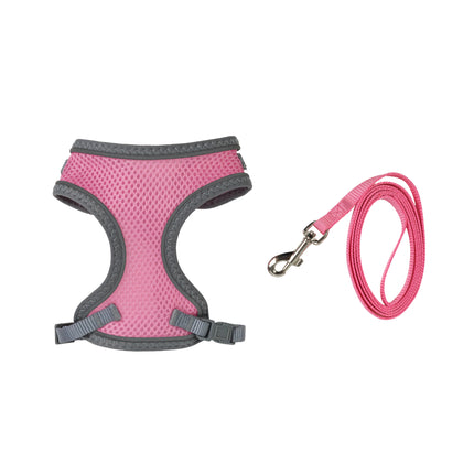 Furwear - Basic Cat Harness & Lead (Pink)
