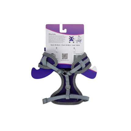 Furwear - Basic Cat Harness & Lead (Purple)
