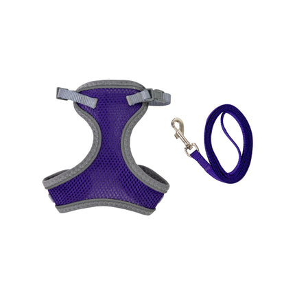 Furwear - Basic Cat Harness & Lead (Purple)