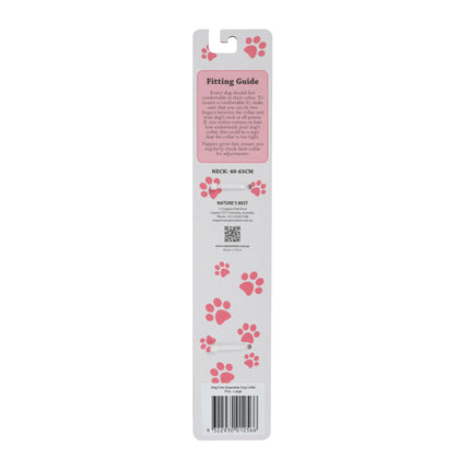 WagTime Essentials Dog Collar Pink - Large