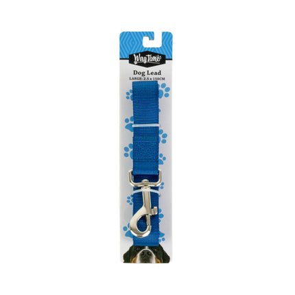 WagTime Essentials Dog Lead Blue - Large