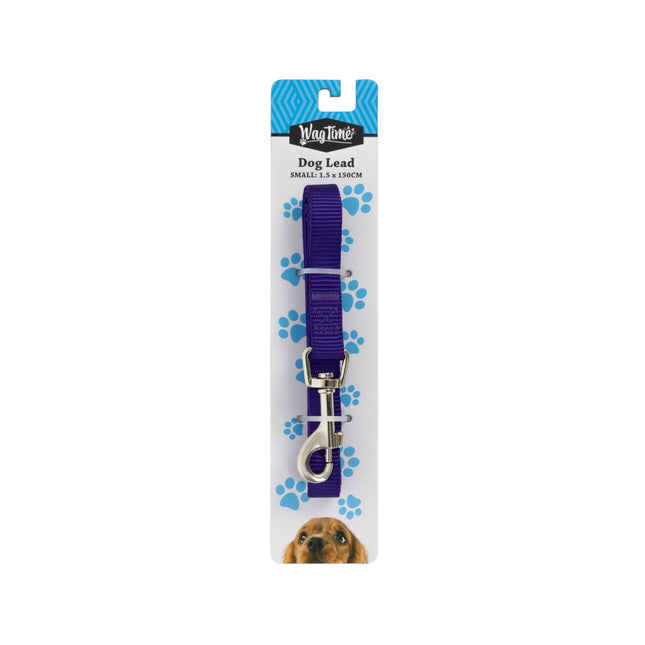 WagTime Essentials Dog Lead Purple - Large