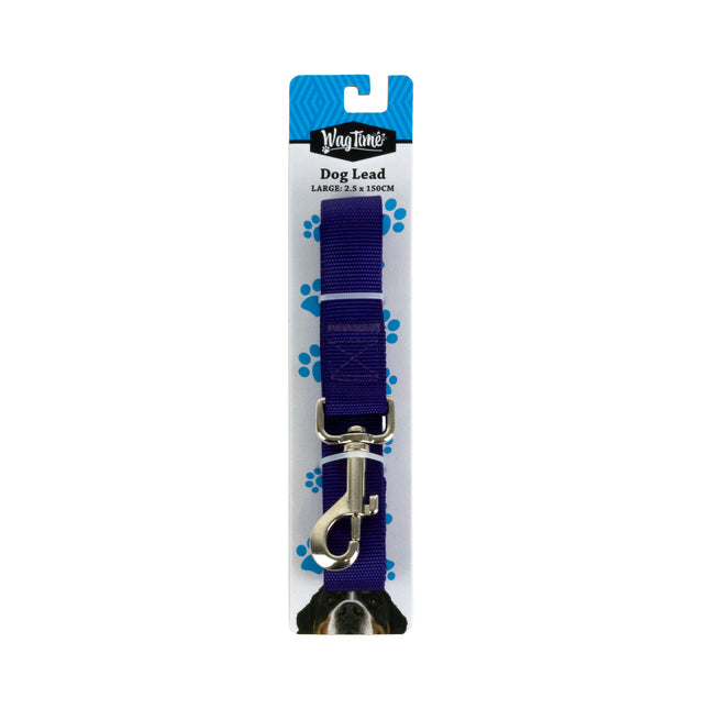 Furwear Essentials Dog Lead Purple - Large
