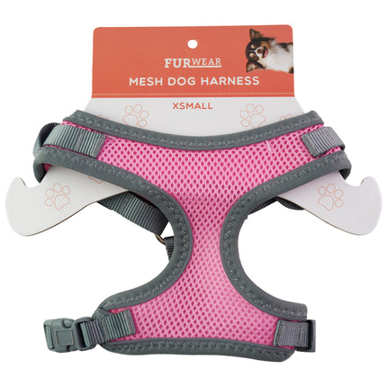 Furwear - Mesh Dog Harness (Pink)