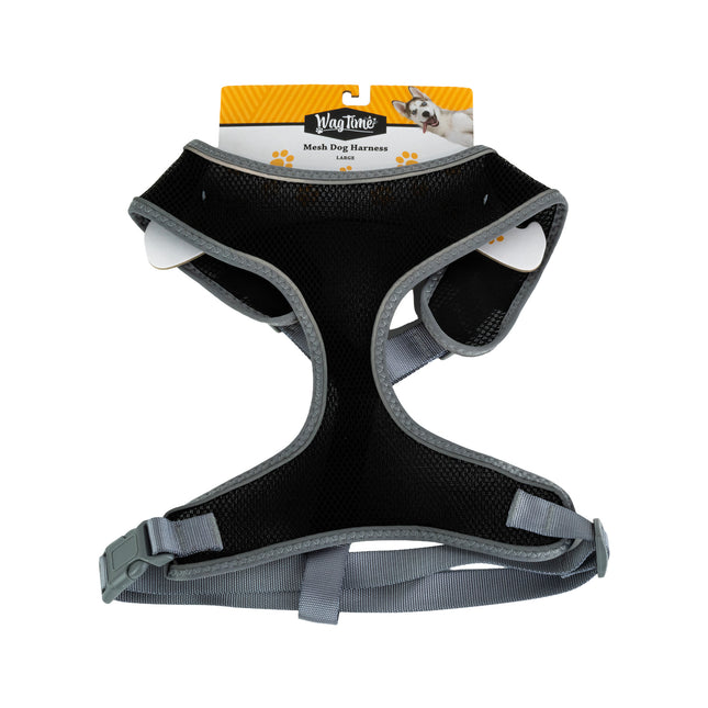 Furwear Mesh Dog Harness Black - Large