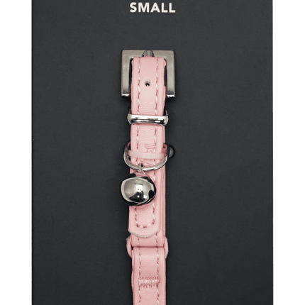 Dan & Sam - Vegan Leather Cat Collar (Blush)