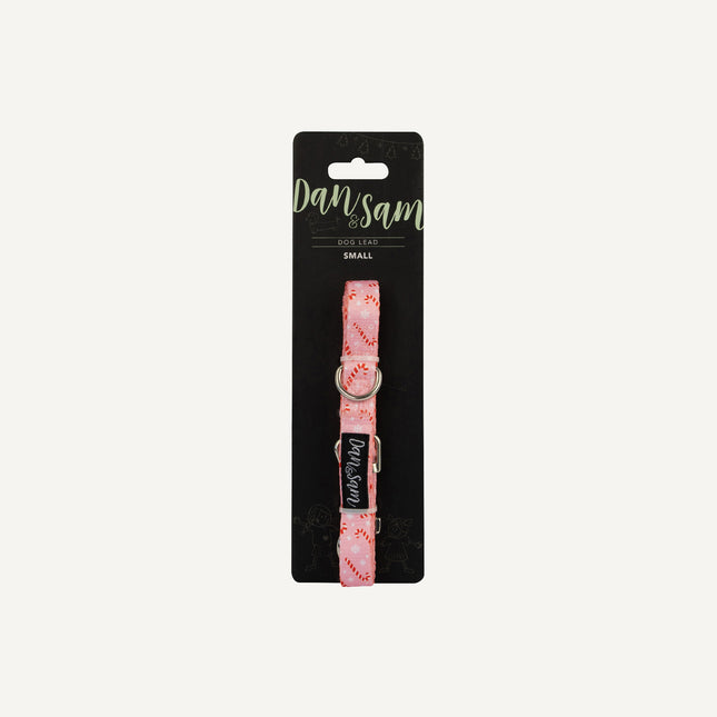 Dan & Sam - Dog Lead (Candy Cane Kisses) - Small