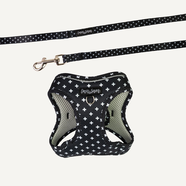 Dan & Sam - Cat Step-in Harness & Lead (Crossways) - Large
