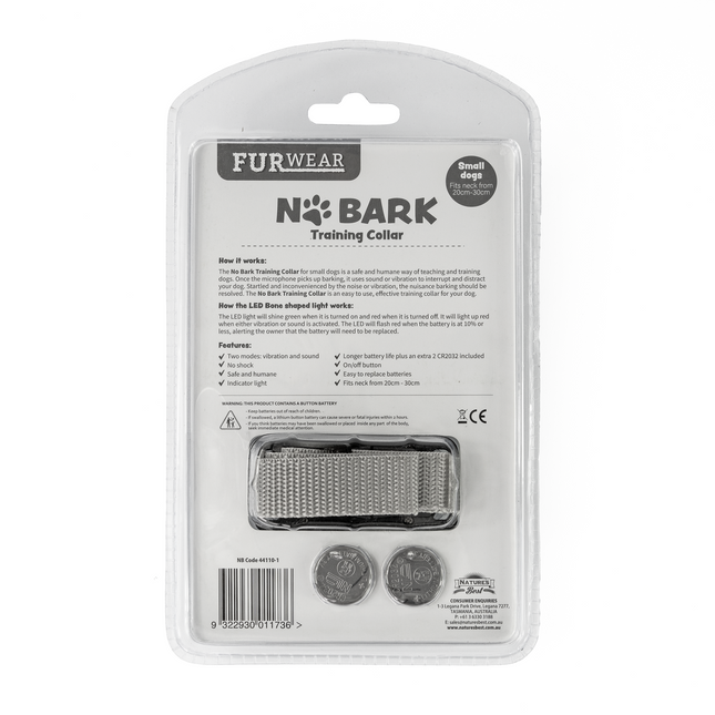Furwear - No Bark Training Collar (Small)
