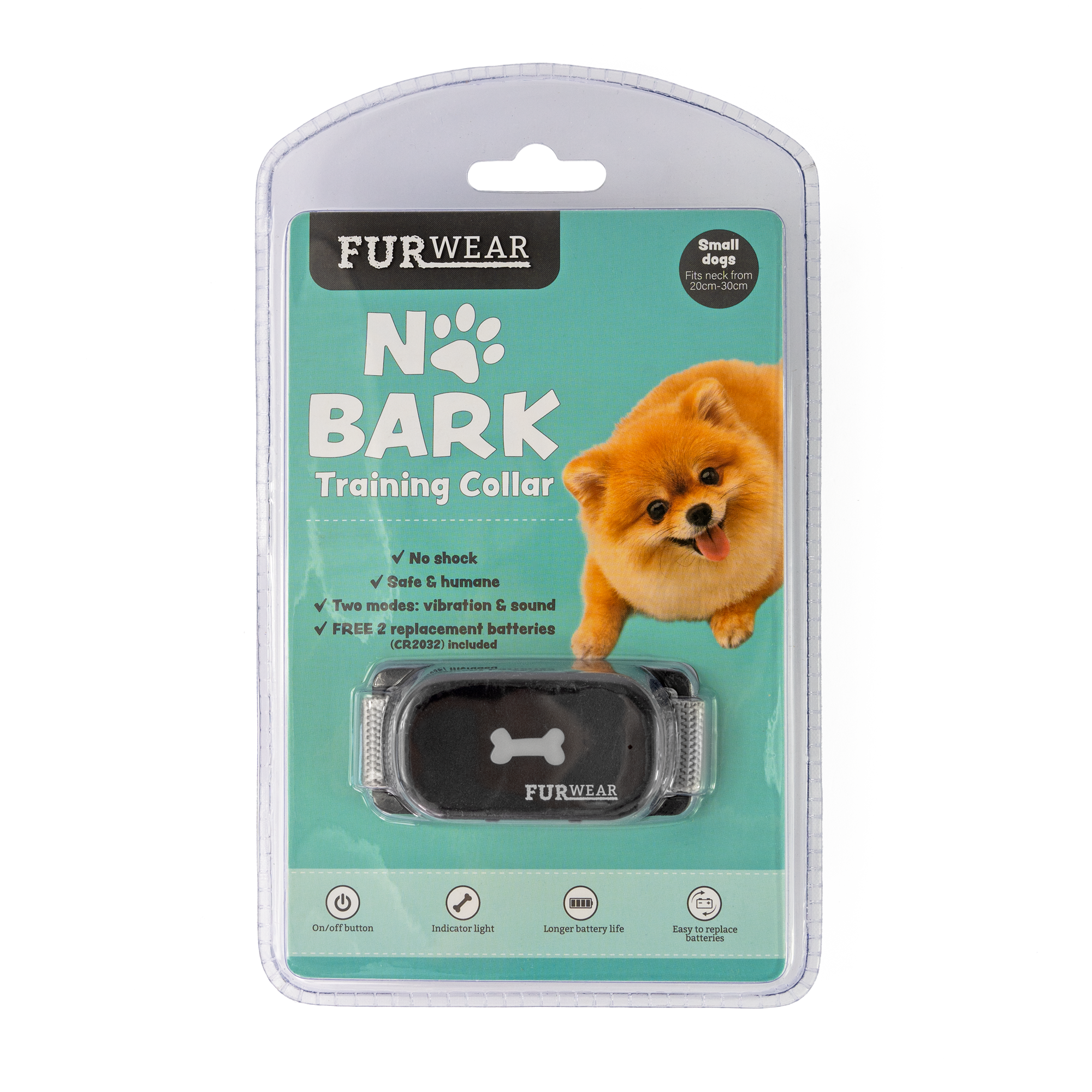 Furwear - No Bark Training Collar (Small) Pets Domain Furwear - No Bark Training Collar (Small) Pets Domain