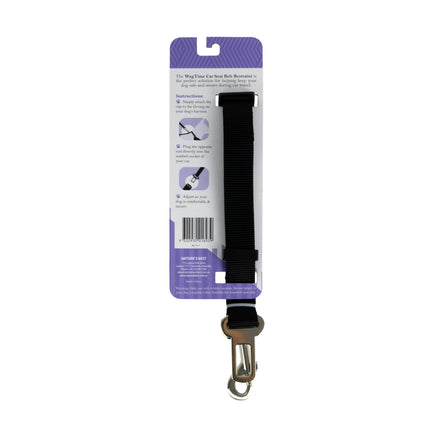 WagTime Car Seat Restraint - Black