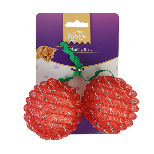 Feline First Red Cherry Balls