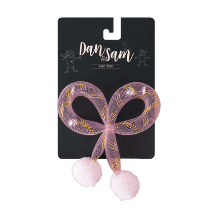 Dan & Sam Pink Pom Pom Bow