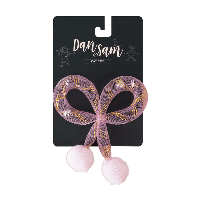 Dan & Sam Pink Pom Pom Bow