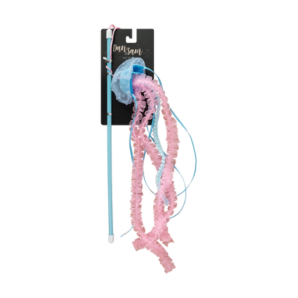 Dan & Sam Frilly Jellyfish Cat Wand