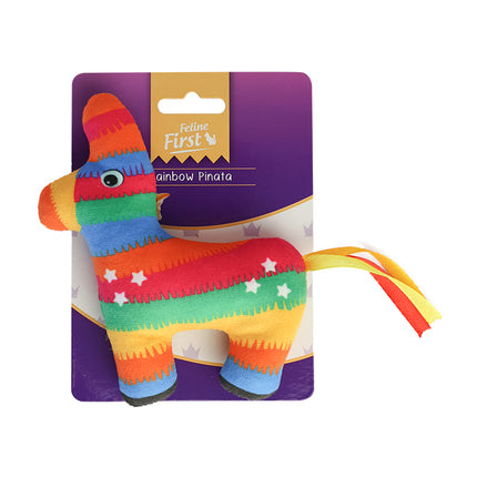 Feline First Rainbow Pinata