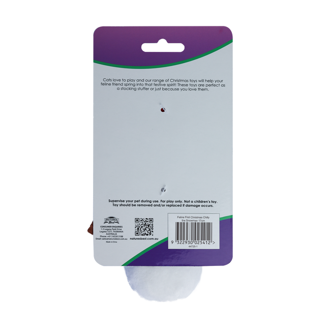 Feline First - Christmas Chilly the Snowman (17cm)