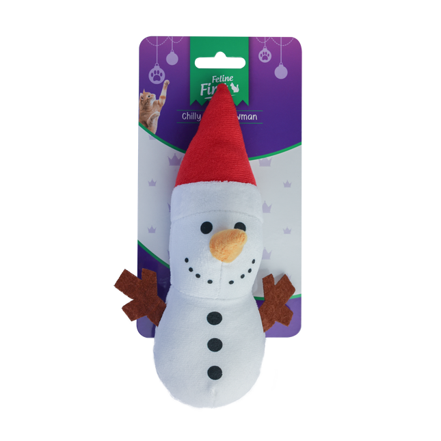 Feline First - Christmas Chilly the Snowman (17cm)