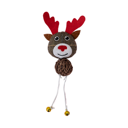 Dan & Sam - Christmas Rattan Ball Reindeer (23cm)