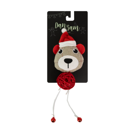 Dan & Sam - Christmas Rattan Ball Mouse (23cm)