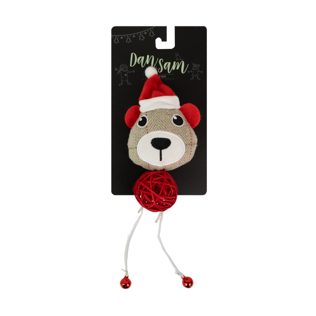 Dan & Sam - Christmas Rattan Ball Mouse (23cm)