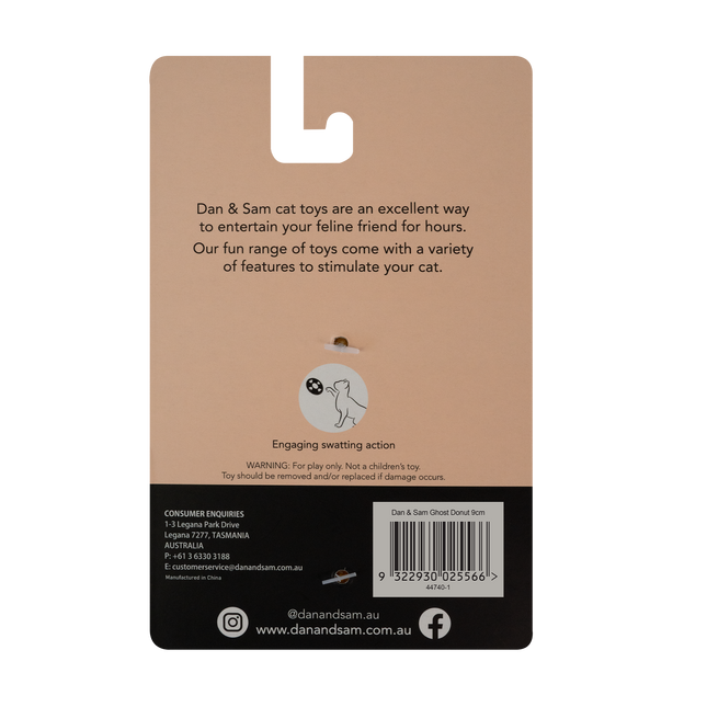 Dan & Sam - Ghost Donut (9cm)
