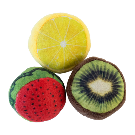 Feline First Fruit Salad Ball Trio