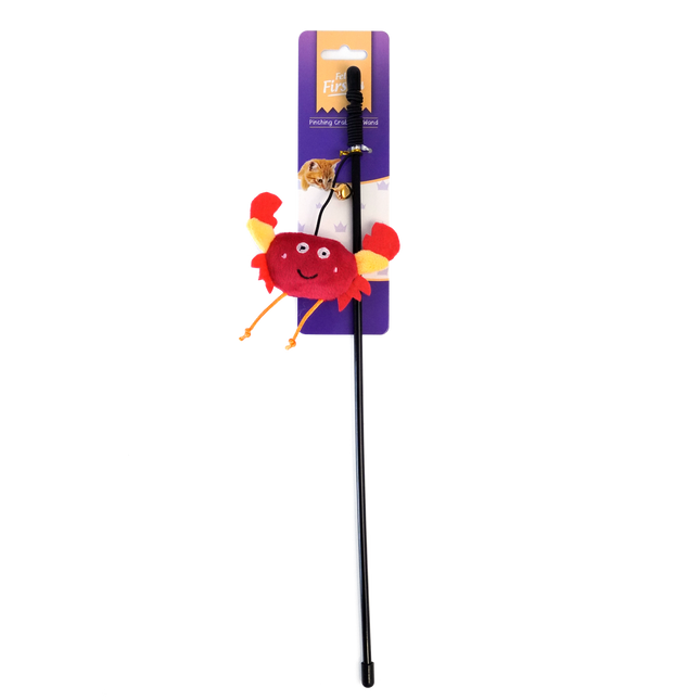 Feline First Pinching Crab Cat Wand