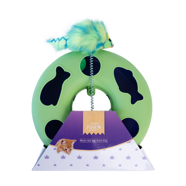 Feline First Mouse & Ball Chase Ring